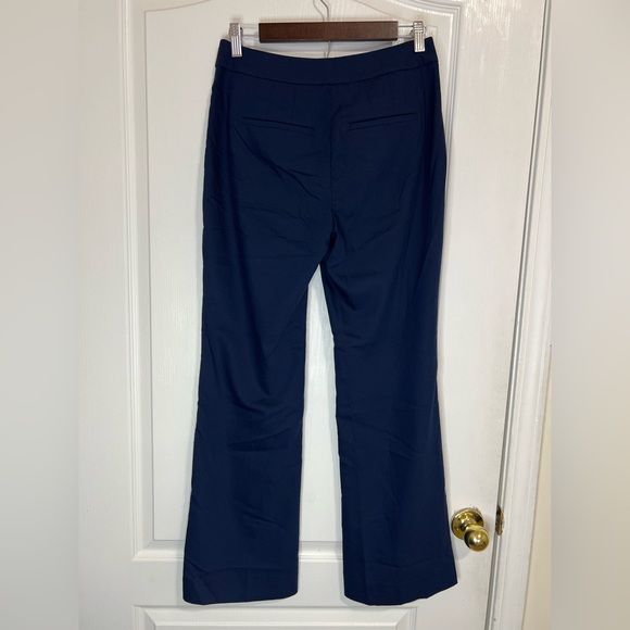 White House Black Market Dark Blue Flare Pants size 2S - Picture 4 of 11